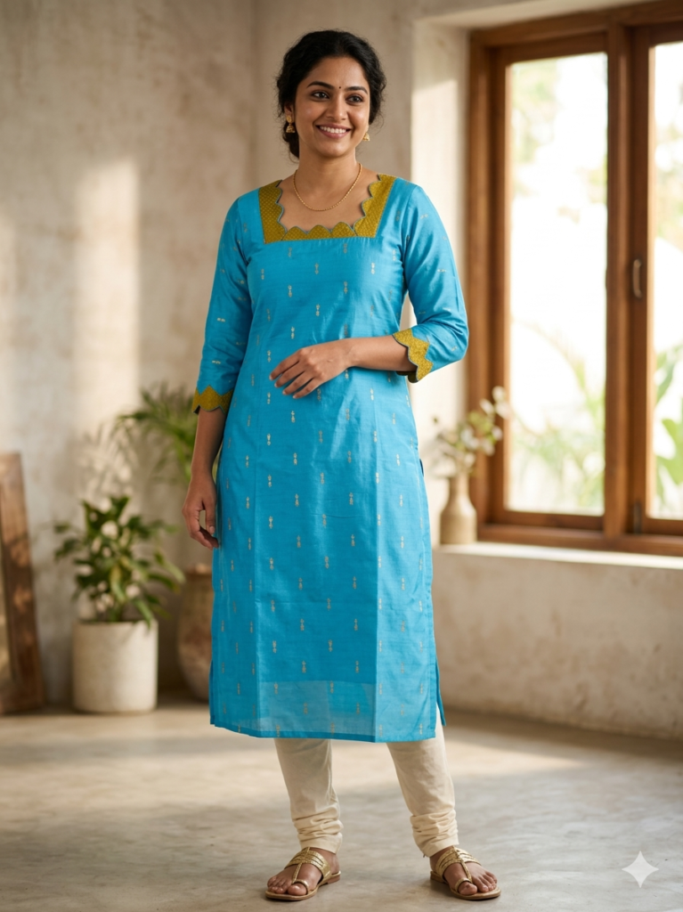 RAW SILK YARONI SIDE OPEN