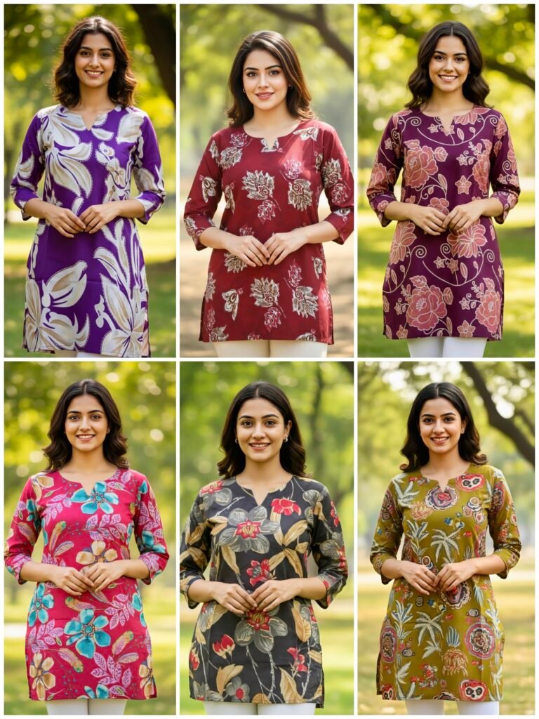 VATICAN PRINT SHORT TOP