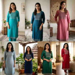 SATIN SIROSKI EMBROIDERY SIDE OPEN