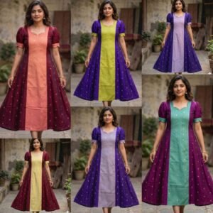 RAW SILK THULASI A-LINE