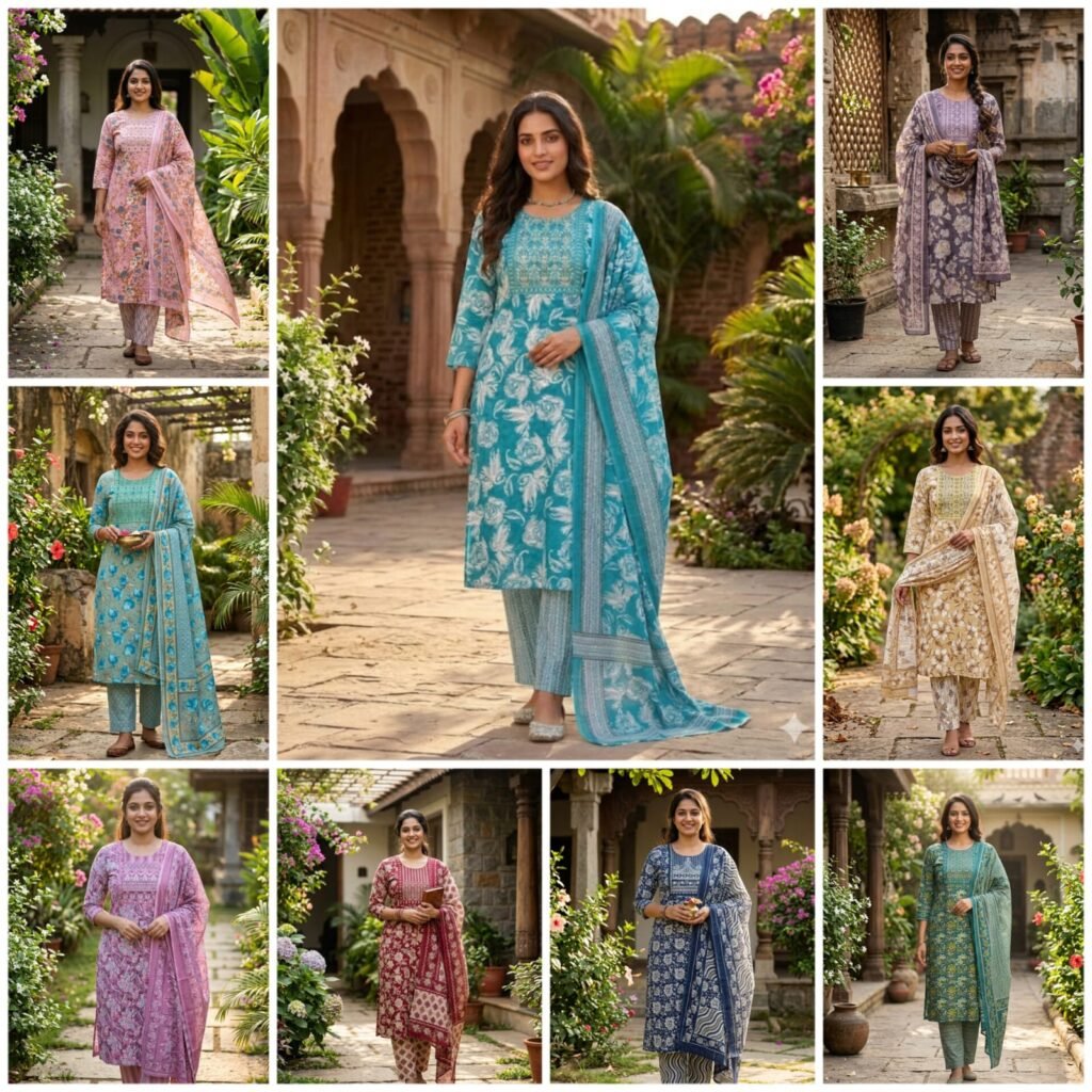 PASHMINA 3PCS SET SIDE OPEN