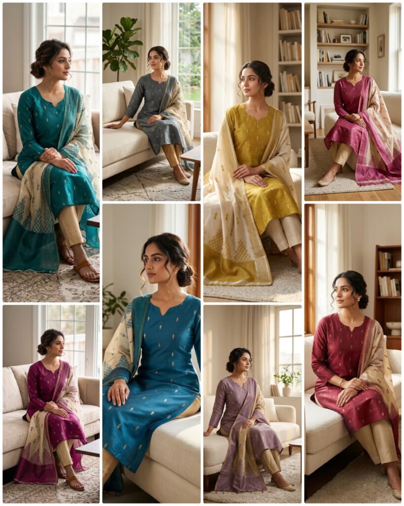 ROSE BUTTA RAW SILK 3PCS
