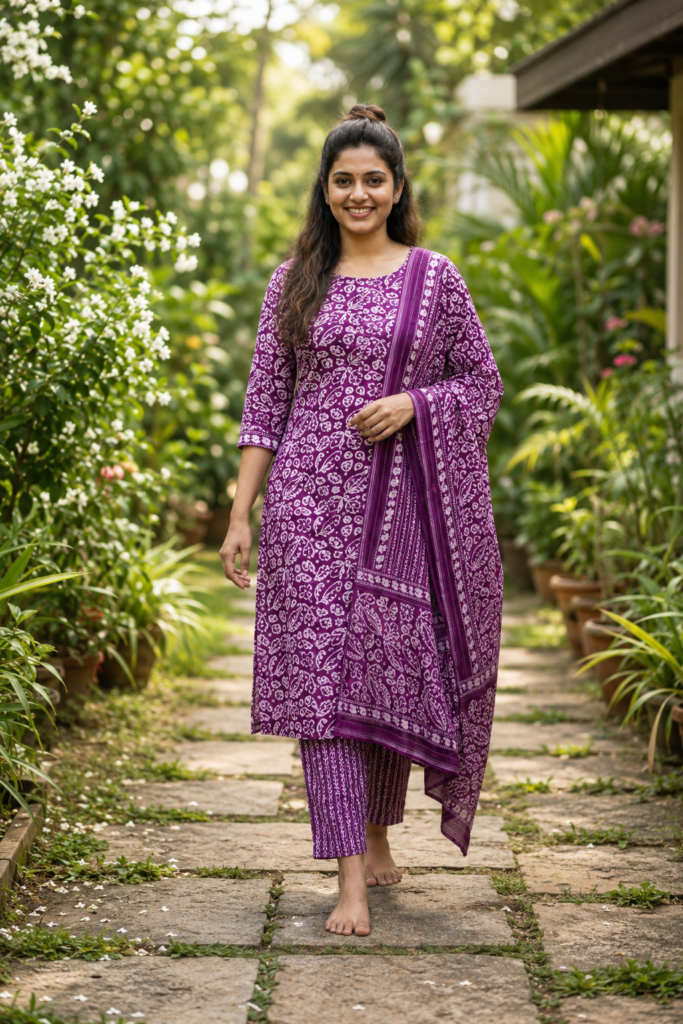 Rudra Slub Cotton 3 Piece Set