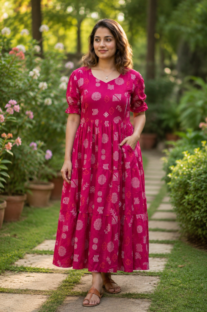 Printed Maxi Dress